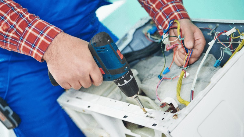 Arifiye Samsung Samsung çamaşır makinesi kart tamiri – Su almama arızası orijinal parça ile giderildi. - Teknik servis örneği